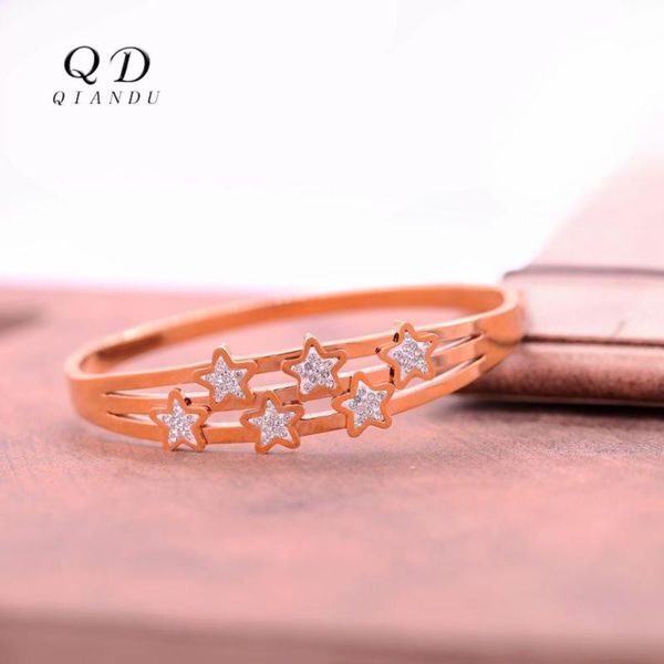 qian du lady stainless steel bracelet set with zircon star shape accessories safety invisible clasp fashionable ladies jewelry, Black
qian du lady stainless steel bracelet set with zircon star shape accessories safety invisible clasp fashionable ladies jewelry, Black
