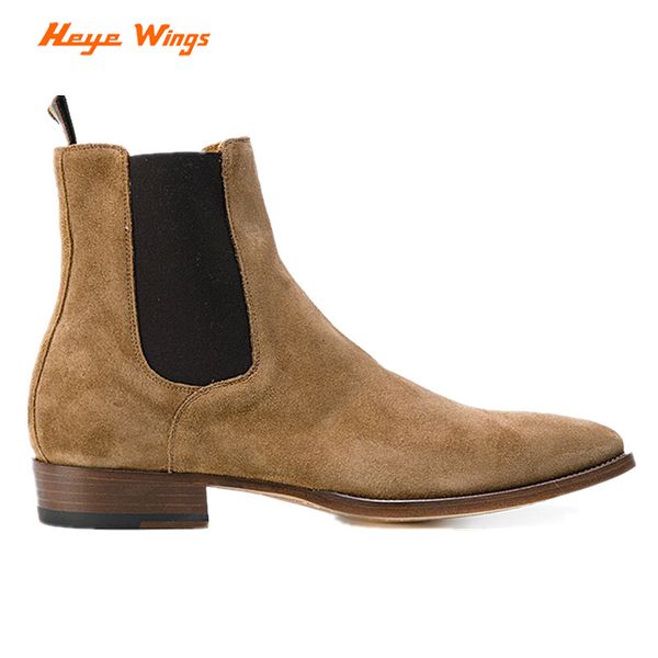 boot suede cow leather italian retro style men casual boots, Black
boot suede cow leather italian retro style men casual boots, Black