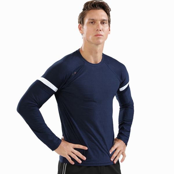 new brand autumn running shirt men's long sleeve gym shirt men sportswear elastic dry fit shirts for fitness sport t-shirt, Black;blue
new brand autumn running shirt men's long sleeve gym shirt men sportswear elastic dry fit shirts for fitness sport t-shirt, Black;blue