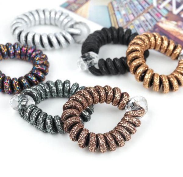 9styles telephone wire cord hair tie girls elastic hair band ring rope elastic bracelet stretchy scrunchy hair ropes gga2330, Slivery;white
9styles telephone wire cord hair tie girls elastic hair band ring rope elastic bracelet stretchy scrunchy hair ropes gga2330, Slivery;white