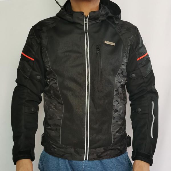 four seasons riding jacket men's motorcycle anti-fall clothing motorcycle racing clothing mesh breathable thin, Black;red
four seasons riding jacket men's motorcycle anti-fall clothing motorcycle racing clothing mesh breathable thin, Black;red