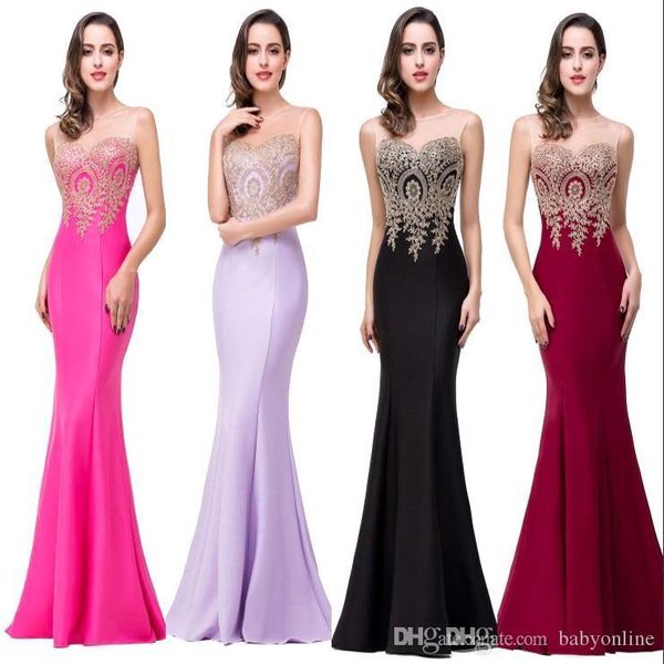 robe de soiree prom dresses mermaid sheer jewel neck appliques sleeveless long formal evening gowns cps262, Black;red
robe de soiree prom dresses mermaid sheer jewel neck appliques sleeveless long formal evening gowns cps262, Black;red