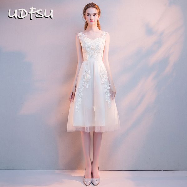 udfsu women elegant off the shoulder knee length evening dress boat neck lace vintage tulle gowns a-line dressees, White;black
udfsu women elegant off the shoulder knee length evening dress boat neck lace vintage tulle gowns a-line dressees, White;black