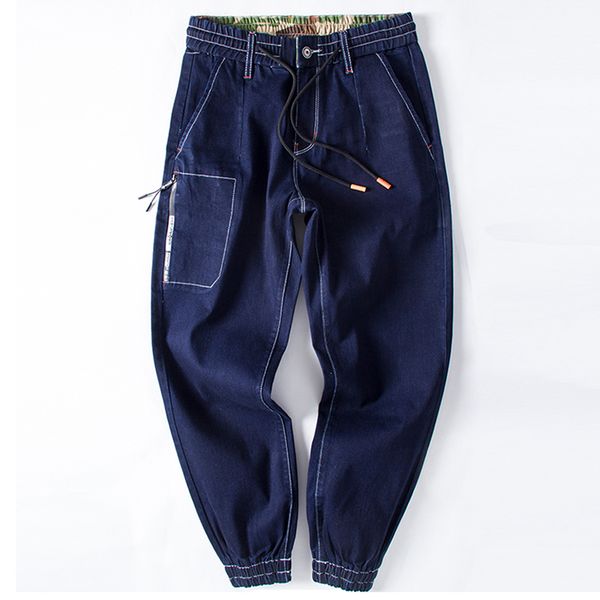 plus size s-xxxxxxl men drawstring slim fit denim joggers stretch male jean harem pants blue men's jeans fashion casual hombre
plus size s-xxxxxxl men drawstring slim fit denim joggers stretch male jean harem pants blue men's jeans fashion casual hombre
