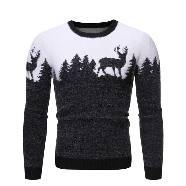 feitong 2019 christmas sweater men fashion printed knitted pullover sweater coat winter warm sweaters pull homme, White;black
feitong 2019 christmas sweater men fashion printed knitted pullover sweater coat winter warm sweaters pull homme, White;black