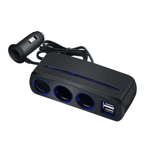 car phone 2 usb interface charger socket high power one for three cigarette lighter black
car phone 2 usb interface charger socket high power one for three cigarette lighter black