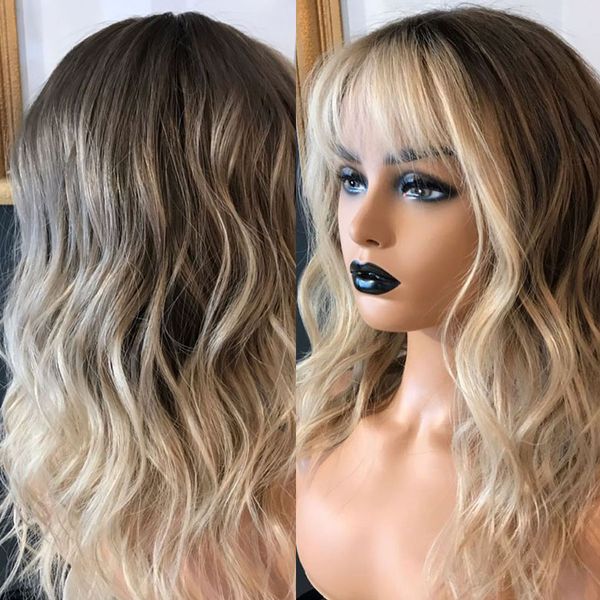 wave bob ombre 1b/blonde 13x6 lace front human hair wig with baby hair brazilian with bang for black women natural hairline, Black;brown
wave bob ombre 1b/blonde 13x6 lace front human hair wig with baby hair brazilian with bang for black women natural hairline, Black;brown