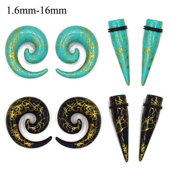 pair print acrylic straight ear expander stretcher spiral taper plug tunnel piercing guage kit stretching body jewelry, Slivery;golden
pair print acrylic straight ear expander stretcher spiral taper plug tunnel piercing guage kit stretching body jewelry, Slivery;golden