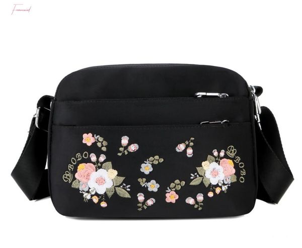 brand flower shoulder bag women small nylon tote handle travel crossbody bag embroidery messenger bags
brand flower shoulder bag women small nylon tote handle travel crossbody bag embroidery messenger bags