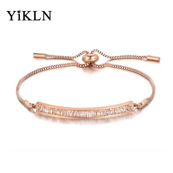 yikln sparkling cz crystal elbow bracelets jewelry for women girls trendy rose gold stainless steel box chain bracelet yb19099, Black
yikln sparkling cz crystal elbow bracelets jewelry for women girls trendy rose gold stainless steel box chain bracelet yb19099, Black