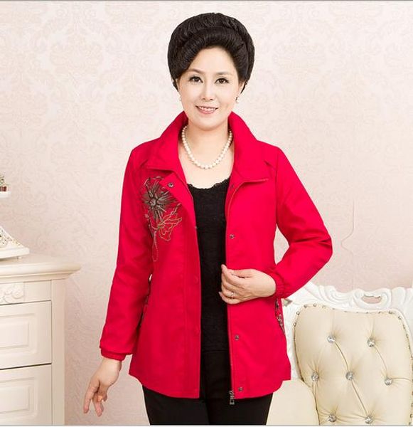 hhhj new casual middle-aged women jacket cotton blended printed large size button spring autumn outwear coats jackets-f, Black;brown
hhhj new casual middle-aged women jacket cotton blended printed large size button spring autumn outwear coats jackets-f, Black;brown