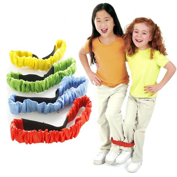 comfortable children two people three-legged elastic ropes tied foot race sports game kids outdoor toys
comfortable children two people three-legged elastic ropes tied foot race sports game kids outdoor toys