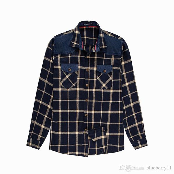 autumn double button down pockets plaid shirt long sleeve casual patch shirts male regular fit plus size -3xl, White;black
autumn double button down pockets plaid shirt long sleeve casual patch shirts male regular fit plus size -3xl, White;black