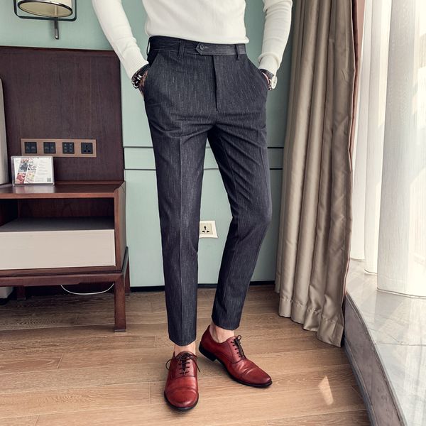dress pants men autumn winter all match dark grain business formal pants for men slim fit casual suit black/camel 34-29, White;black
dress pants men autumn winter all match dark grain business formal pants for men slim fit casual suit black/camel 34-29, White;black