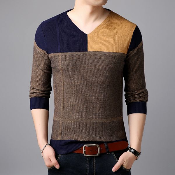 2019 марка одежды осень свитер мужская мода повседневная v-образным вырезом пуловер мужской теплый slim fit с длинным рукавом мужские трикот, White;black
2019 марка одежды осень свитер мужская мода повседневная v-образным вырезом пуловер мужской теплый slim fit с длинным рукавом мужские трикот, White;black