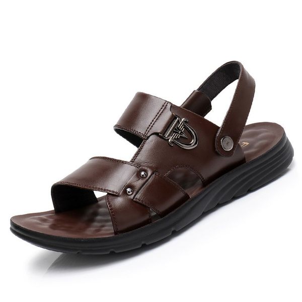 2020 new men's summer sandals leather casual fashion beach shoes tide breathable dual-purpose men's shoes sandals men, Black
2020 new men's summer sandals leather casual fashion beach shoes tide breathable dual-purpose men's shoes sandals men, Black