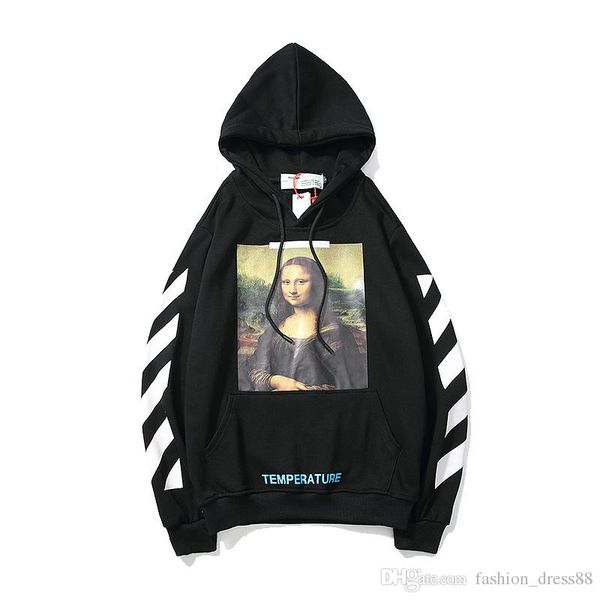 higt-quality black pullover hoodies mona lisa printed mark hooded long-sleeved men's sweater
higt-quality black pullover hoodies mona lisa printed mark hooded long-sleeved men's sweater
