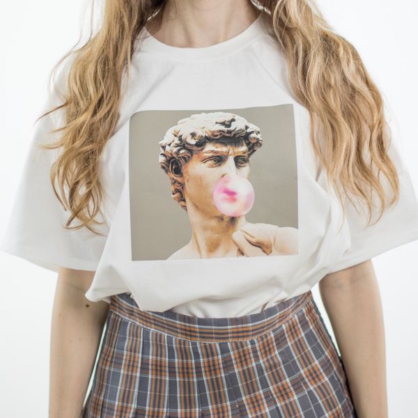 2019 di modo fresco di stampa femminile t-shirt cotone bianco delle magliette delle donne estate casual harajuku t shirt f, White
2019 di modo fresco di stampa femminile t-shirt cotone bianco delle magliette delle donne estate casual harajuku t shirt f, White