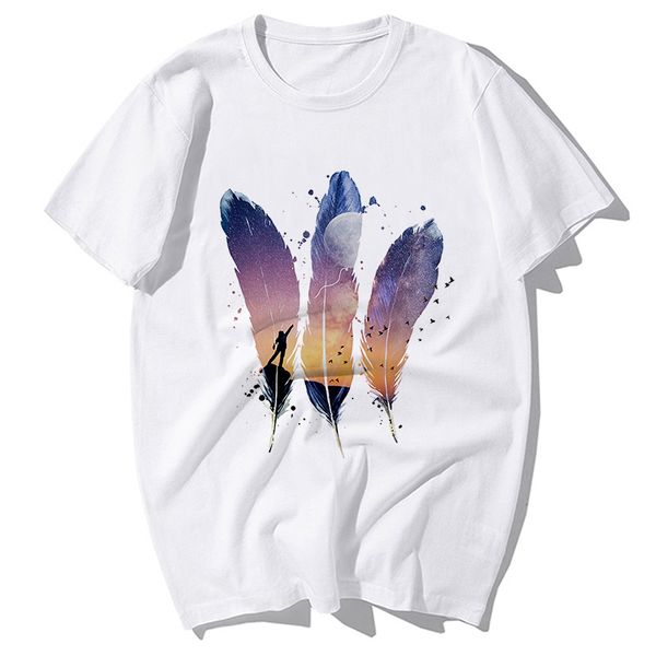 feathers moon balloon nature style funny t shirt homme summer new white short sleeve casual men tshirt streetwear, White;black
feathers moon balloon nature style funny t shirt homme summer new white short sleeve casual men tshirt streetwear, White;black