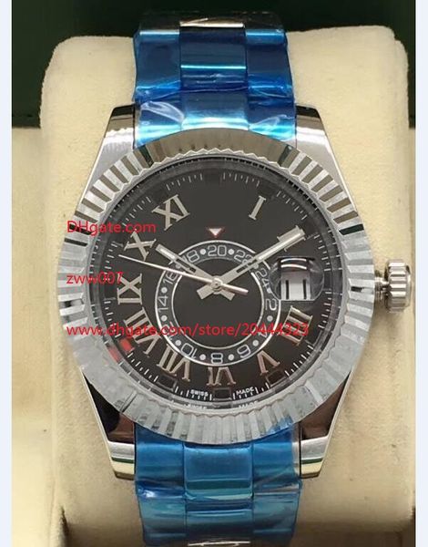 factory suppliers luxury watch 42 mm stainless steel black dial 326935 automatic mechanical mens men's watch watches, Slivery;brown
factory suppliers luxury watch 42 mm stainless steel black dial 326935 automatic mechanical mens men's watch watches, Slivery;brown