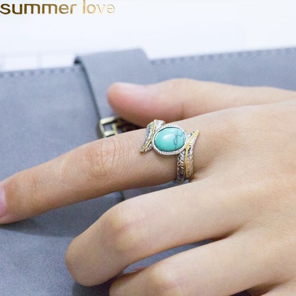 vintage feather turquoises rings new fashion jewelry silver color personalized turquoises ring for women wedding finger ring gifts, Slivery;golden
vintage feather turquoises rings new fashion jewelry silver color personalized turquoises ring for women wedding finger ring gifts, Slivery;golden