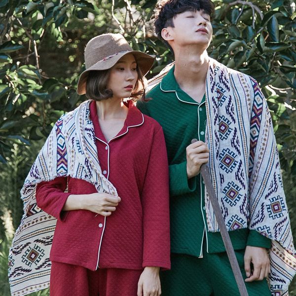 2 piece thick warm luxury couple pijamas set winter sleepwear plus size long sleeve casual cotton homewear suit pyjama women, Black;red
2 piece thick warm luxury couple pijamas set winter sleepwear plus size long sleeve casual cotton homewear suit pyjama women, Black;red