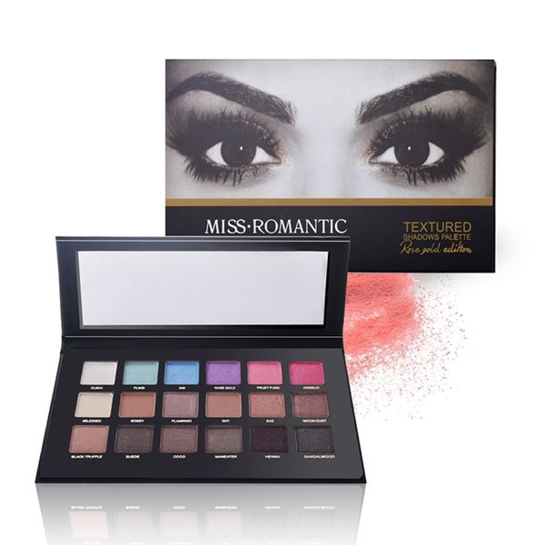 eye shadow palette 18 color eyeshadow shimmer matte glitter waterproof paleta de sombra makeup pallete
eye shadow palette 18 color eyeshadow shimmer matte glitter waterproof paleta de sombra makeup pallete