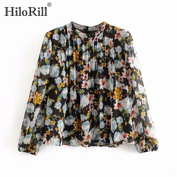 eage floral print chiffon blouse women stand collar casual pleated shirt ladies long sleeve chic tunic blusas, White
eage floral print chiffon blouse women stand collar casual pleated shirt ladies long sleeve chic tunic blusas, White