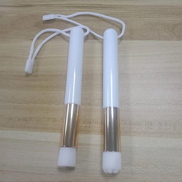 nose wash brush short handle plastic material with rope makeup brush soft head for beauty tools
nose wash brush short handle plastic material with rope makeup brush soft head for beauty tools