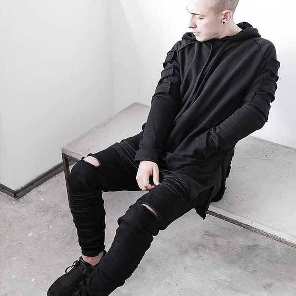 standard new design hoodie ripped damage men color fashion sweatshirts brand original design casual pullover autumn hip hop harajuku, Black
standard new design hoodie ripped damage men color fashion sweatshirts brand original design casual pullover autumn hip hop harajuku, Black