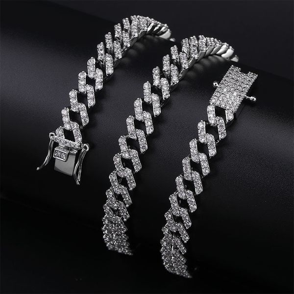 кубинские цепи ожерелье для мужчин золото серебро hip hop iced out асфальтовая bling cz рэпер ожерелье ювелирные изделия, Silver
кубинские цепи ожерелье для мужчин золото серебро hip hop iced out асфальтовая bling cz рэпер ожерелье ювелирные изделия, Silver