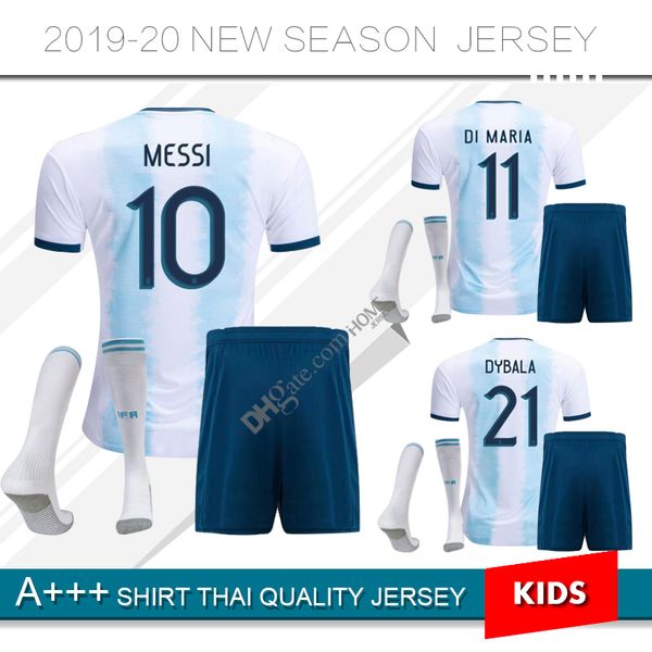 2019 2020 argentina soccer jersey kids kit 19 20 messi home soccer jerseys child aguero di maria dybala away soccer jersey shorts, Black
2019 2020 argentina soccer jersey kids kit 19 20 messi home soccer jerseys child aguero di maria dybala away soccer jersey shorts, Black