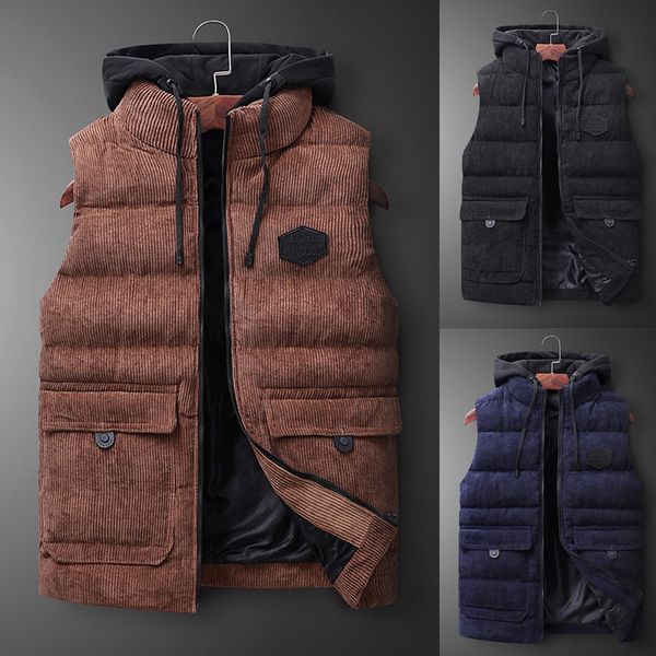 spring autumn men new stylish 2019 vest mens plus size 7xlwarm sleeveless jacket men winter waistcoat men's vest casual coats, Black
spring autumn men new stylish 2019 vest mens plus size 7xlwarm sleeveless jacket men winter waistcoat men's vest casual coats, Black