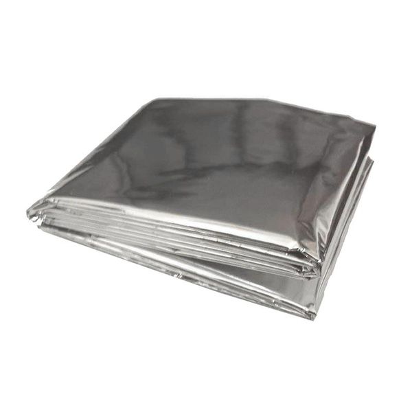 1 pack emergency blanket heat retention thermal blanket with waterproof silver mylar for outdoors survival camping hiking 
1 pack emergency blanket heat retention thermal blanket with waterproof silver mylar for outdoors survival camping hiking
