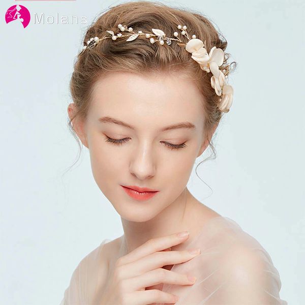 molans manual customized flower hairband for bridal wedding accessories gorgeous fabric floral gold leaf pearl women hairbands
molans manual customized flower hairband for bridal wedding accessories gorgeous fabric floral gold leaf pearl women hairbands