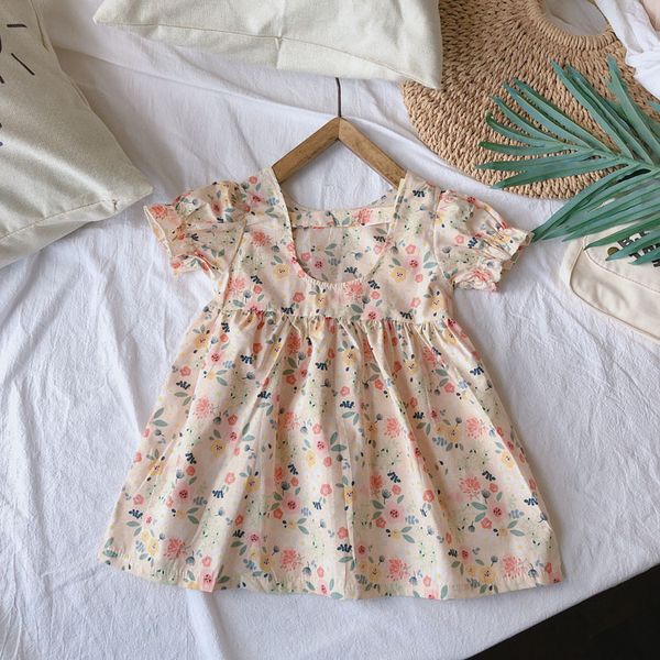 2020 girl summer sweet print dress kids children one piece short sleeve dress, Red;yellow
2020 girl summer sweet print dress kids children one piece short sleeve dress, Red;yellow