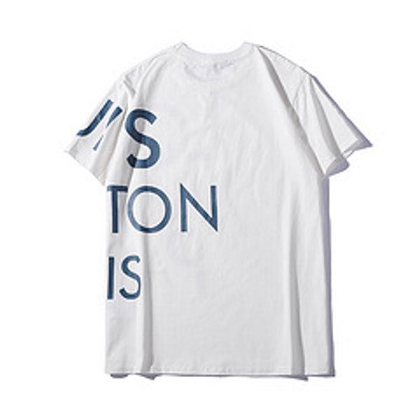 new summer designer men's t-shirts fashion brand t shirts with letters printed casual loose short-sleeved men's tee shirts s-2xl, White 
new summer designer men's t-shirts fashion brand t shirts with letters printed casual loose short-sleeved men's tee shirts s-2xl, White