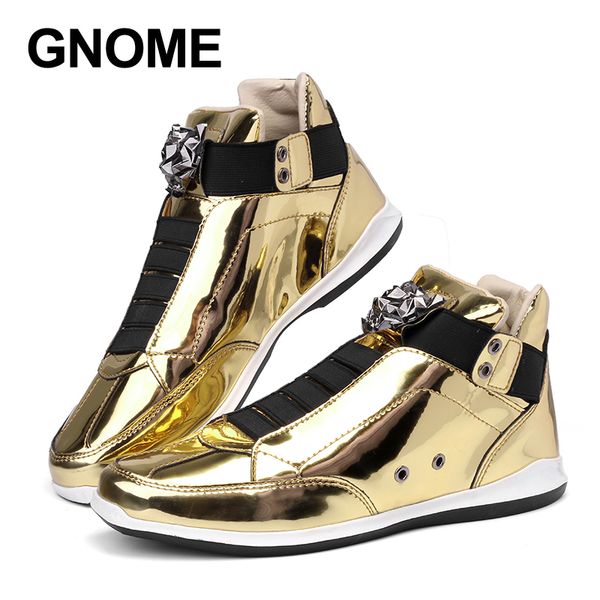 gnome leopard head design men leather casual shoes bling gold silver pu leather male shoes high slip on sneakers men, Black
gnome leopard head design men leather casual shoes bling gold silver pu leather male shoes high slip on sneakers men, Black