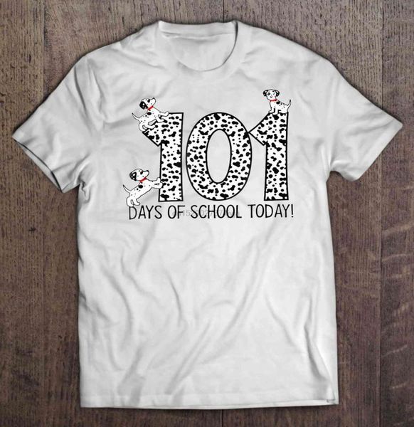 men funny t shirt fashion tshirt 101 days of school today dalmatian version women t-shirt, White;black
men funny t shirt fashion tshirt 101 days of school today dalmatian version women t-shirt, White;black