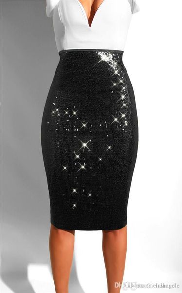 solid sequins containing lining package hip skirt womens knee length slim straight dresses summer dresses, Black
solid sequins containing lining package hip skirt womens knee length slim straight dresses summer dresses, Black