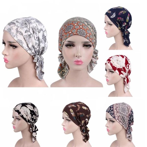 fashion women stretchy turban chiffon beanie pre tied scarf head scarf chemo hat new cotton print cap, Blue;gray
fashion women stretchy turban chiffon beanie pre tied scarf head scarf chemo hat new cotton print cap, Blue;gray