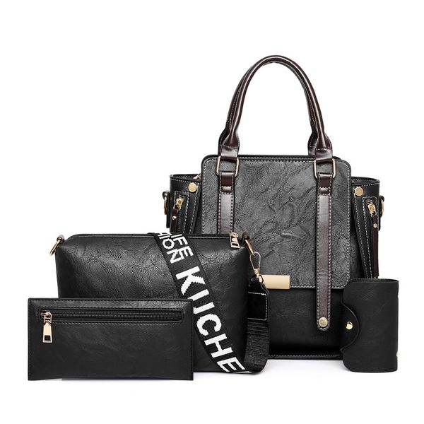 2020 new women pu leather handbags large capacity ladies shoulder bag new casual 4 pieces set female crossbody bag
2020 new women pu leather handbags large capacity ladies shoulder bag new casual 4 pieces set female crossbody bag