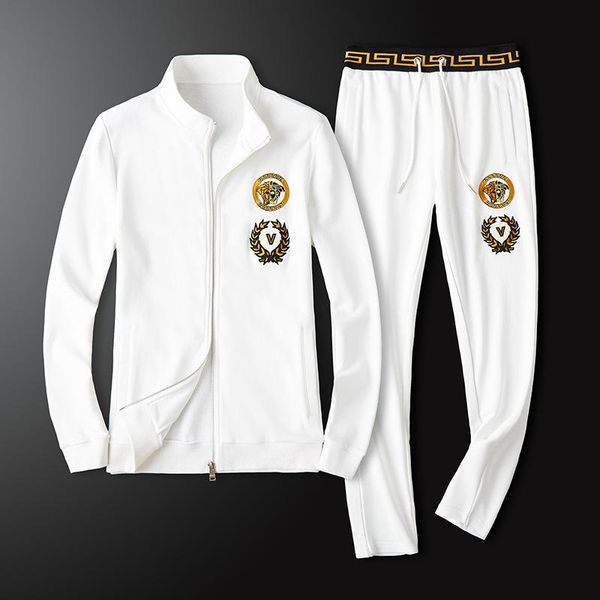 medusa suit men 2019 new autumn men's casual sports suit cotton large size embroidery long sleeve sweater trousers youth size -5xl, Gray
medusa suit men 2019 new autumn men's casual sports suit cotton large size embroidery long sleeve sweater trousers youth size -5xl, Gray