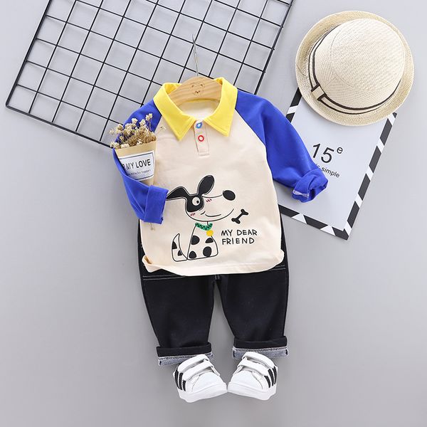 toddler baby boys clothes sets autumn cartoon dog t-shirt+jeans sports suits for boys kids clothes tracksuit children clothing, White
toddler baby boys clothes sets autumn cartoon dog t-shirt+jeans sports suits for boys kids clothes tracksuit children clothing, White