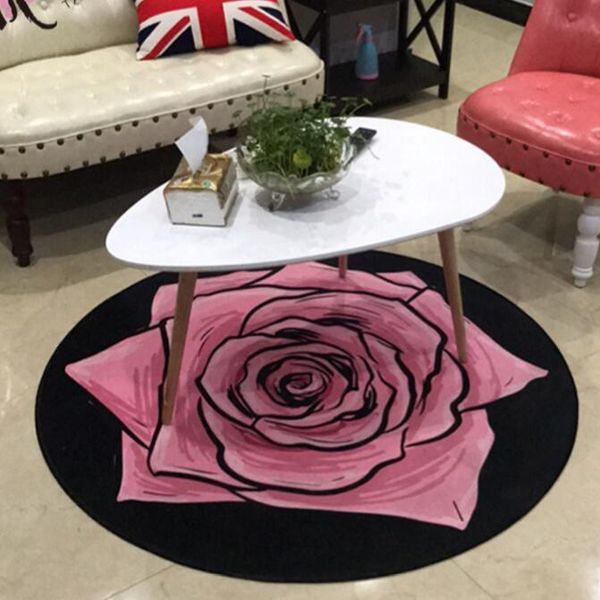 round 3d printed flower carpet area rugs for kids room bathing rug bedroom mat non-slip 80*80 100*100cm computer mat
round 3d printed flower carpet area rugs for kids room bathing rug bedroom mat non-slip 80*80 100*100cm computer mat