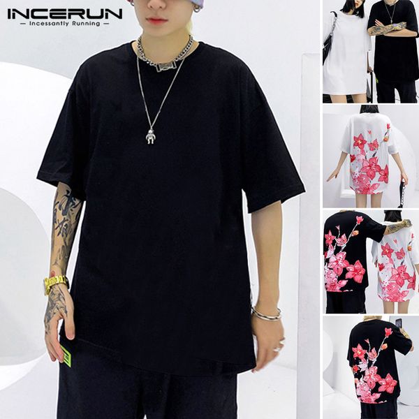 incerun men printed t shirts summer short sleeve round neck t-shirt loose casual tee fashion flower floral camiseta hombre, White;black
incerun men printed t shirts summer short sleeve round neck t-shirt loose casual tee fashion flower floral camiseta hombre, White;black