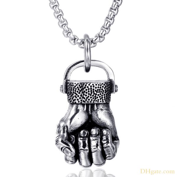 punk rock style stainless steel power fist pendant necklace,hip hop jewelry for men, Silver
punk rock style stainless steel power fist pendant necklace,hip hop jewelry for men, Silver