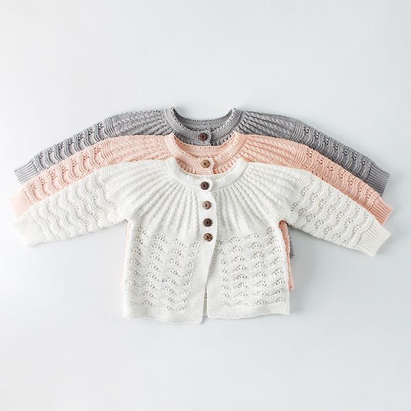 citgeebaby spring autumn clothing infant kids baby girls hollow out knitted coat sweaters long sleeve solid outwear, Blue;gray
citgeebaby spring autumn clothing infant kids baby girls hollow out knitted coat sweaters long sleeve solid outwear, Blue;gray