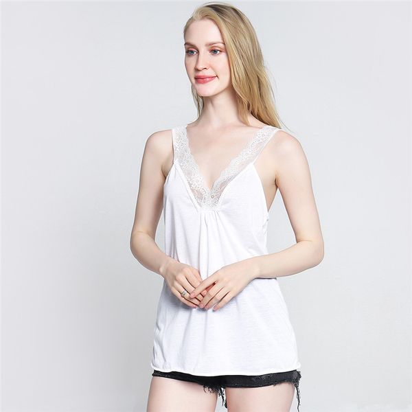 plus size women tank vest loose ladies sling tanks & camis v-neck tank tees female clothes solid color, White
plus size women tank vest loose ladies sling tanks & camis v-neck tank tees female clothes solid color, White