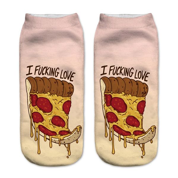 men women 3d printed brand fashional pizza series female funny casual low ankle socks, Black;white
men women 3d printed brand fashional pizza series female funny casual low ankle socks, Black;white